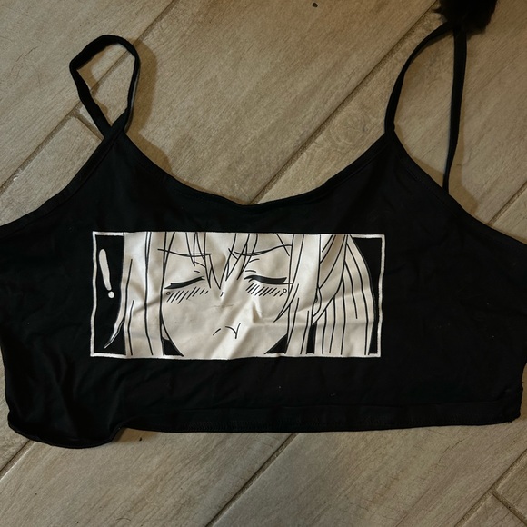 ROMWE | Tops | Anime Crop Top | Poshmark